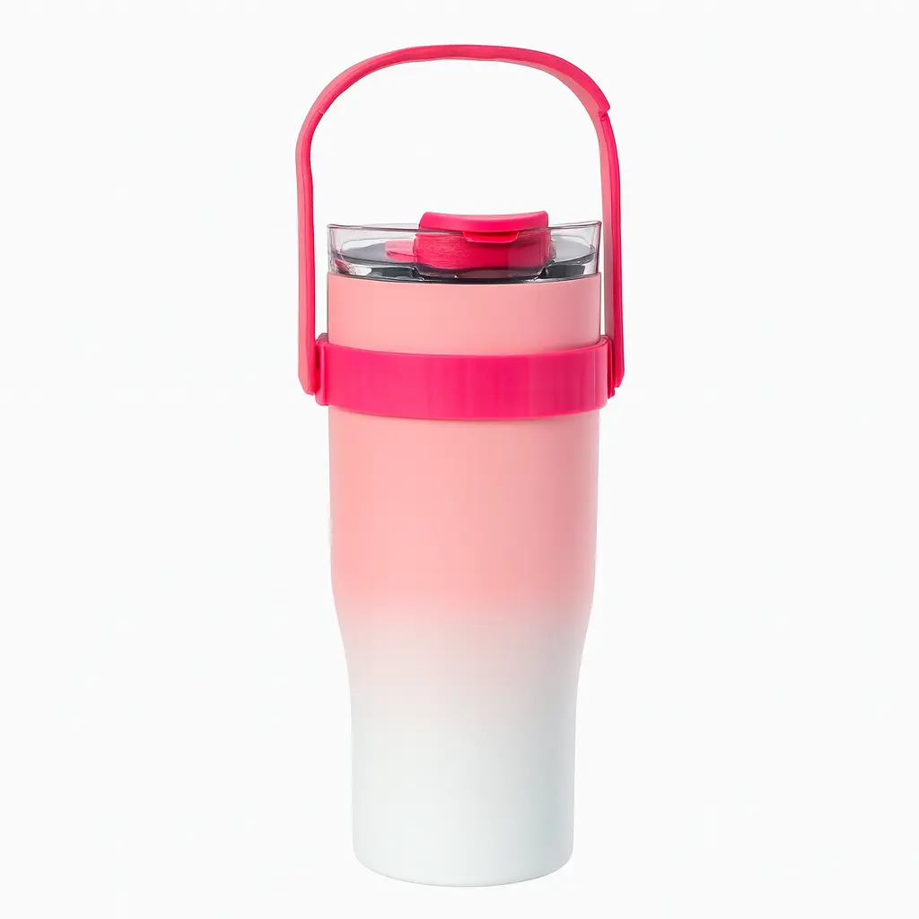 Vaso térmico con manija estilo Stanley (1,1 L) | Termuco